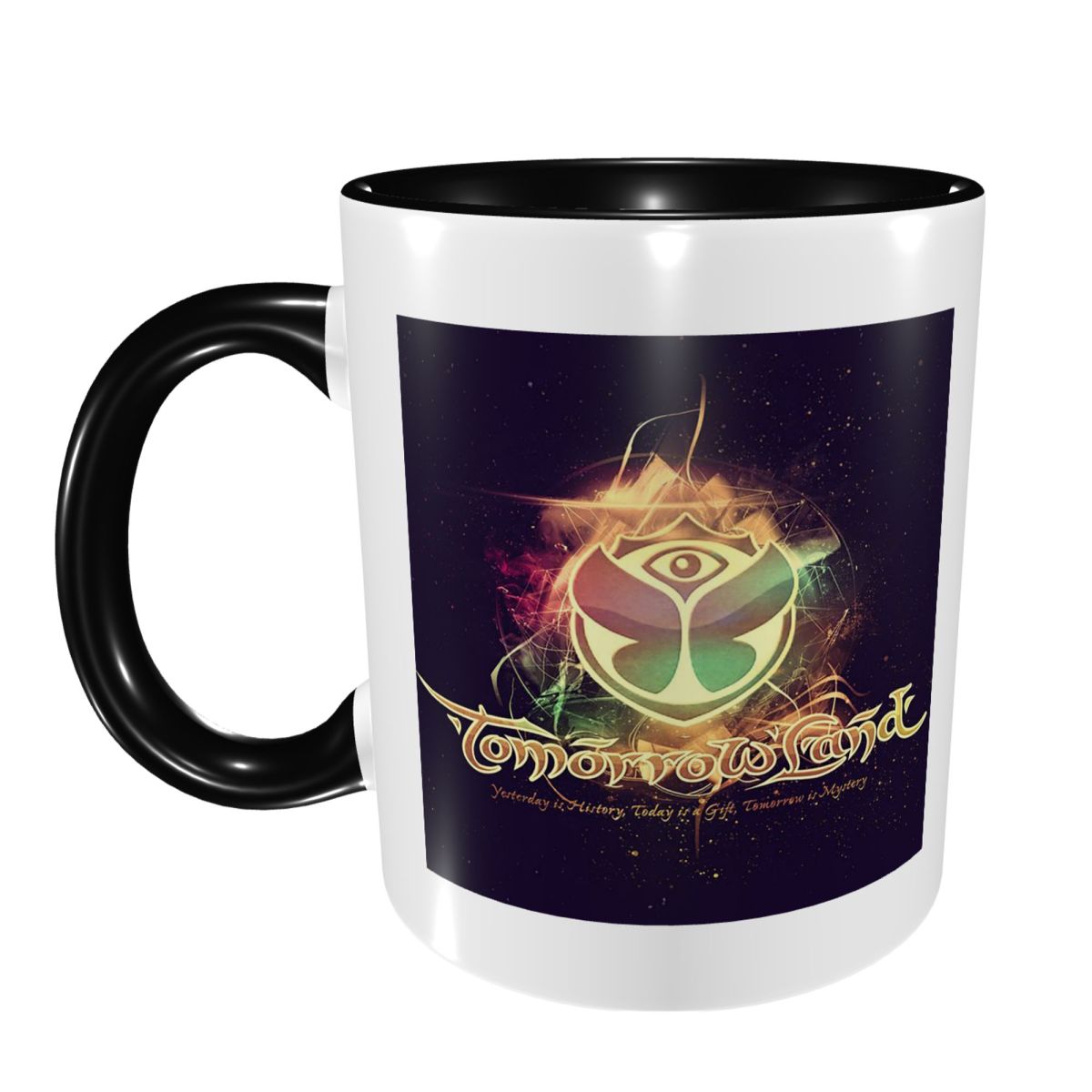 Coffee Tea Festival - Tomorrowland ベルギー電子ダンス音楽祭マグカップセラミックコーヒーカップティーマグカップミルクカップドリンクウェアギフト女性男性向け