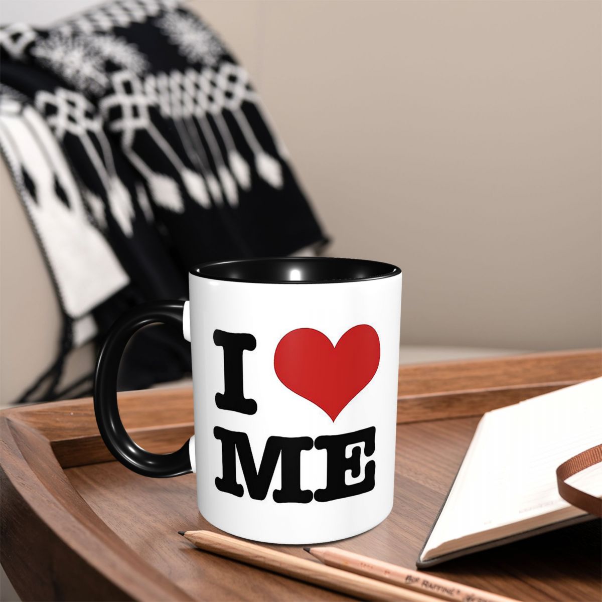 Coffee Tea You And Me - I Love Me マグカップ 面白いセラミックコーヒーカップ ティーカップ