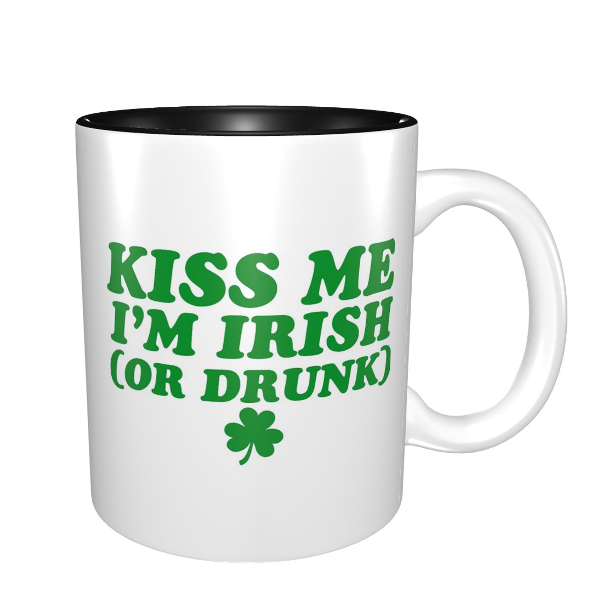 Coffee Tea You And Me - Kiss Me I'm Irish マグカップ 面白いセラミックコーヒーカップ