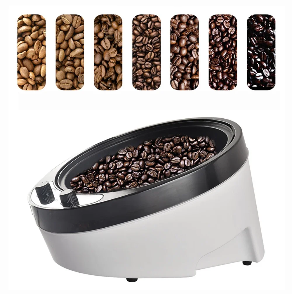 Coffee Tea Roasters - 220V 電気コーヒーロースター穀物ピーナッツゴマベーキングマシン茶乾燥機温度制御高容量 1200 ワット