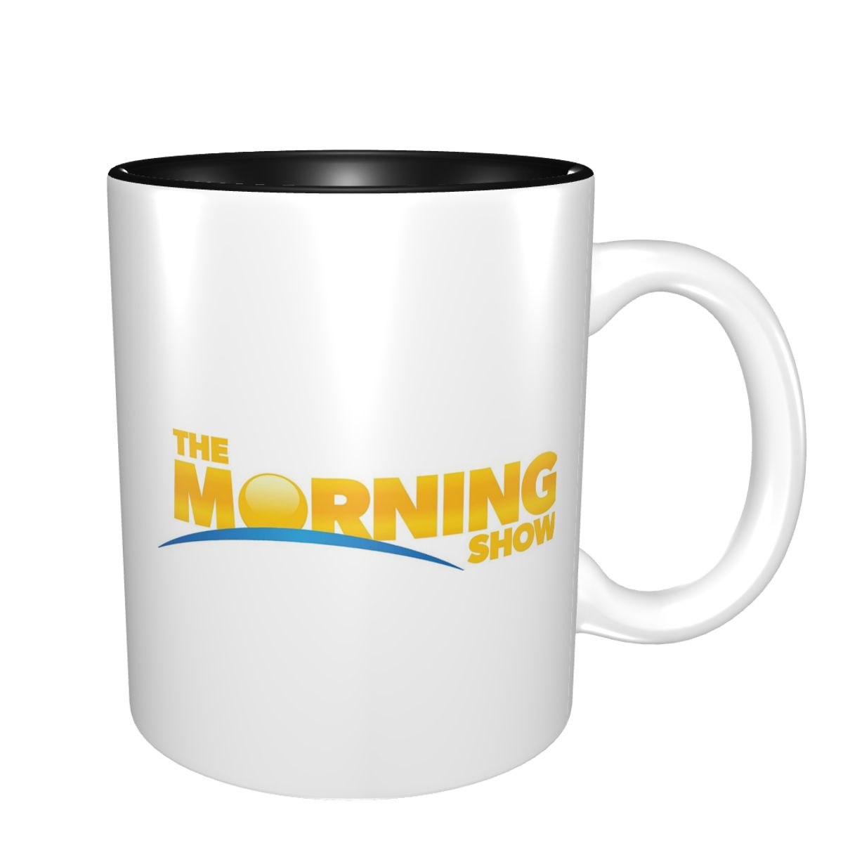 Morning Tea Coffee - モーニングショーロゴベクターグラデーションマグ面白いセラミックコーヒーカップティーマグミルクカップドリンクウェアギフト女性男性向け