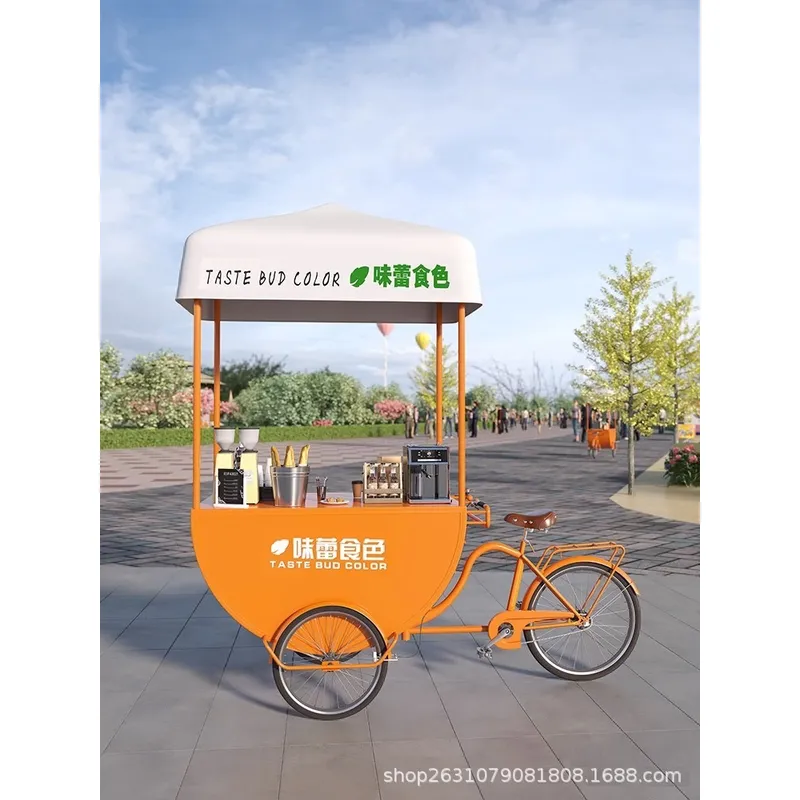 Coffee Tea & Espresso Appliances - 屋外モバイルフードカート、コーヒー、ミルクティー、レモネード、もち米団子、ソーセージなどの販売に最適な屋台、バザール、ベンダートロリー