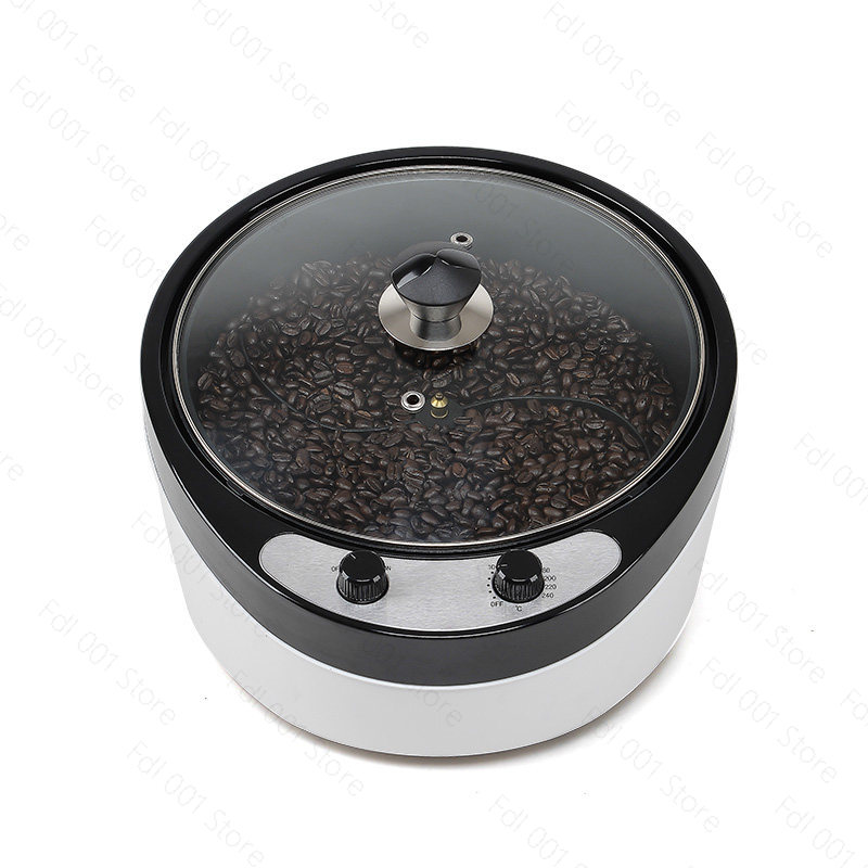 Coffee Tea Roasters - 220V 電気コーヒーロースター穀物ピーナッツゴマベーキングマシン茶乾燥機温度制御高容量 1200 ワット