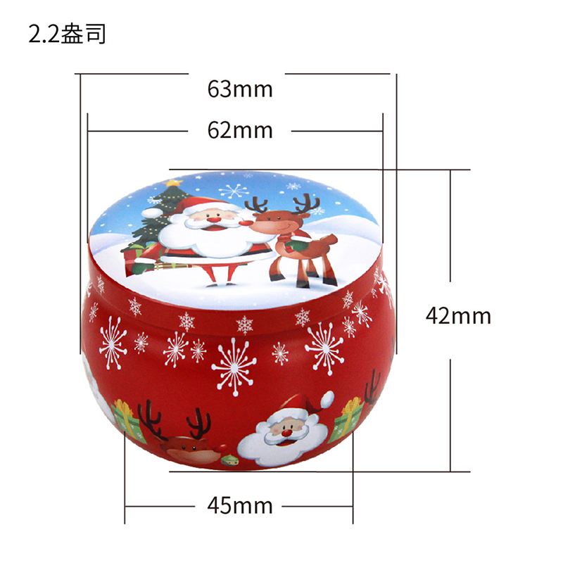 ミニクリスマスメタルティンジャー コーヒー、紅茶、スパイス、 - Coffee Tea Containers のレビューと価格