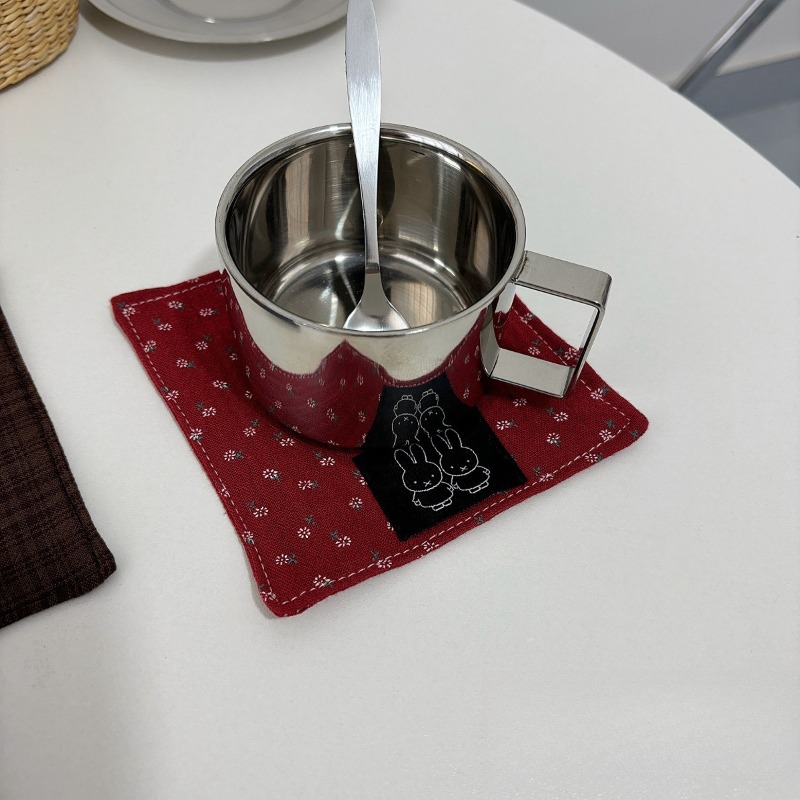 ホットキュートミッフィーシリーズ布コースター漫画創造性絶妙な - Coffee Tea & Espresso Appliances のレビューと価格