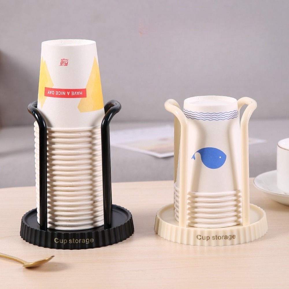 使い捨てカップホルダーデスクトップ紙コップオーガナイザークリ - Coffee Tea Home のレビューと価格