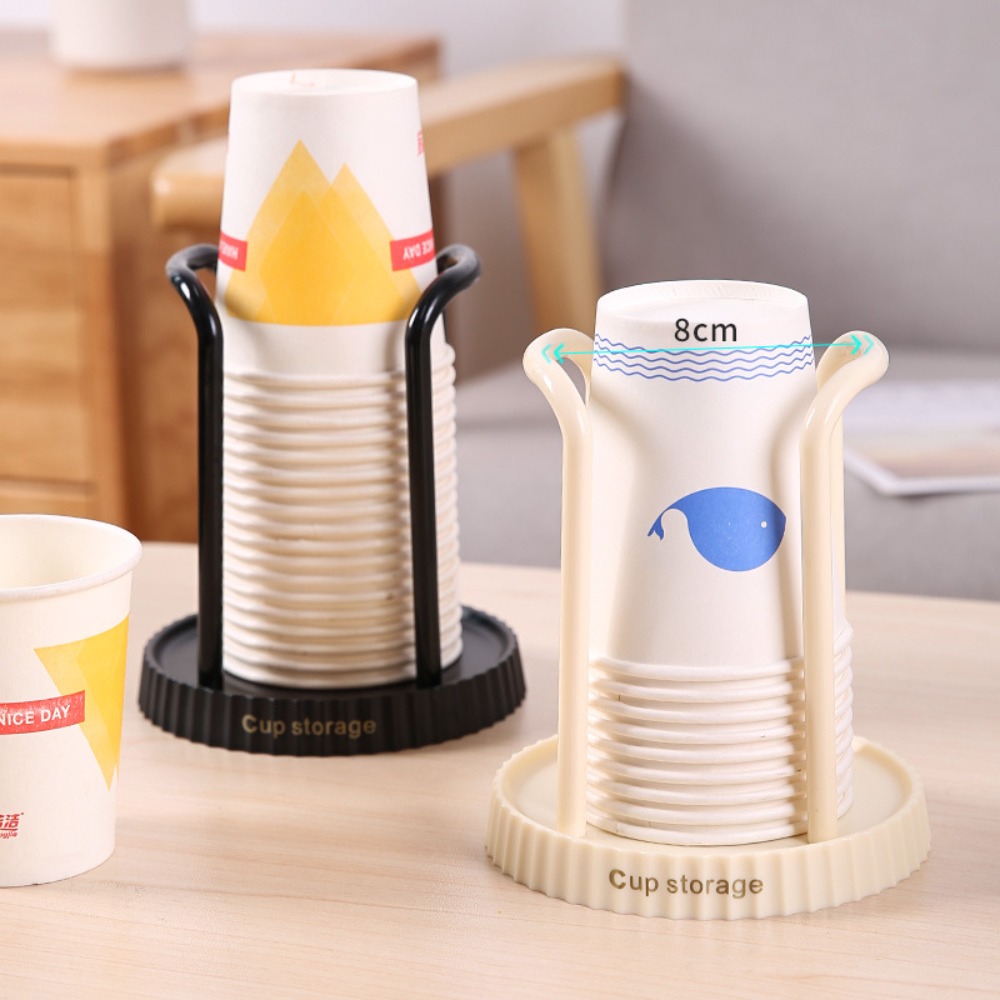 使い捨てカップホルダーデスクトップ紙コップオーガナイザークリ - Coffee Tea Home のレビューと価格