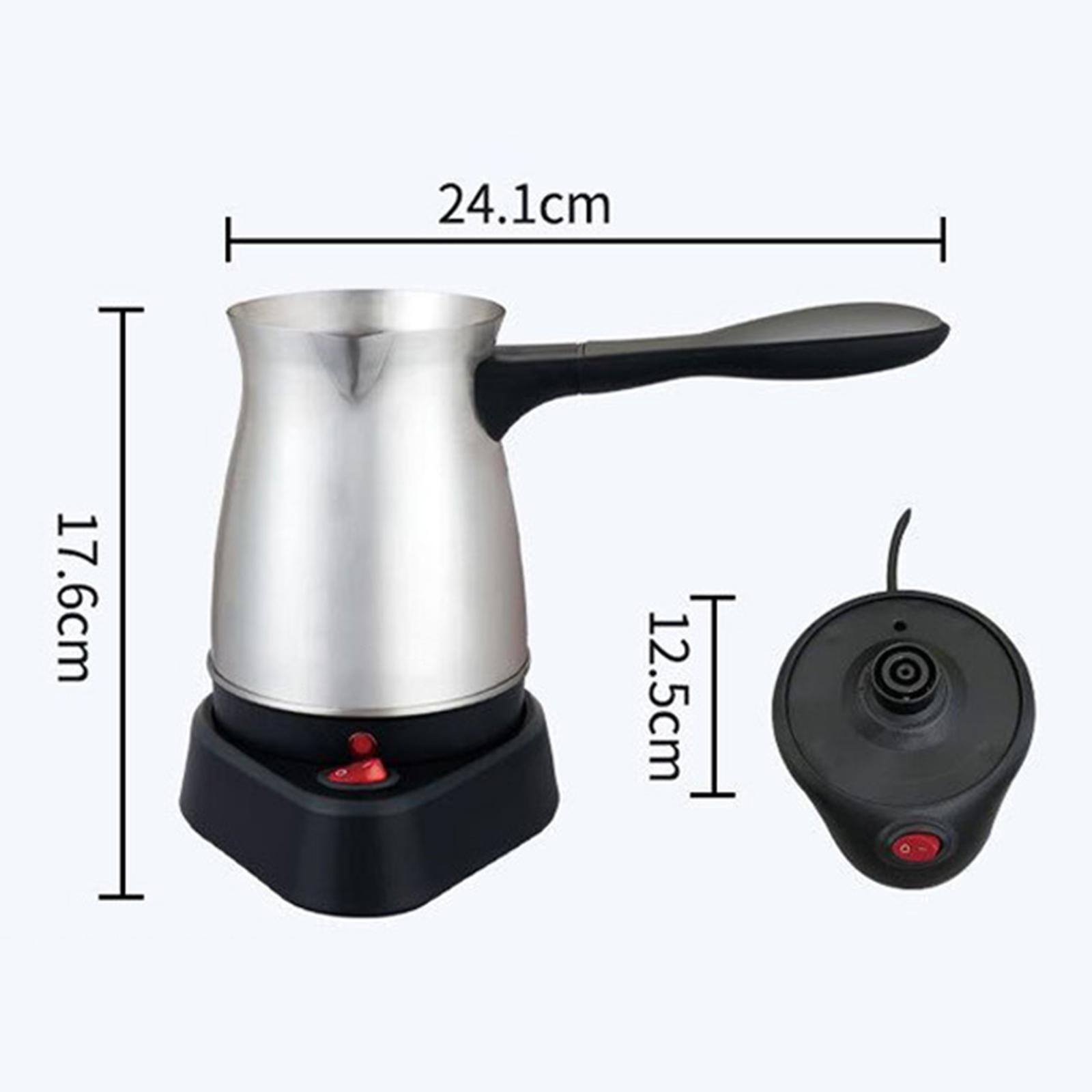 ステンレス製電気コーヒーポット、トルコ式ロングハンドル、50 - Morning Tea Coffee のレビューと価格