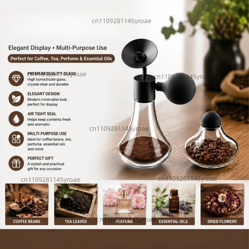 ガラス製アロマサンプルボトル コーヒー豆 茶 香水 エッセン - Coffee Tea & Espresso Appliances のレビューと価格