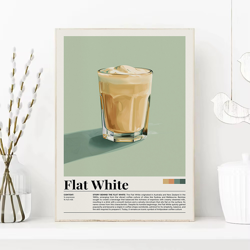 ヴィンテージコーヒーポスター,バブルティー,抹茶,コルタド, - Coffee Tea Picture のレビューと価格