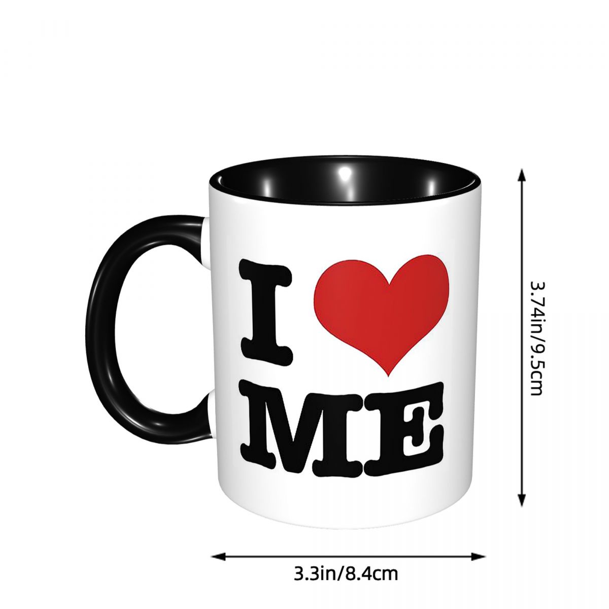 I Love Me マグカップ 面白いセラミックコーヒーカッ - Coffee Tea You And Me のレビューと価格
