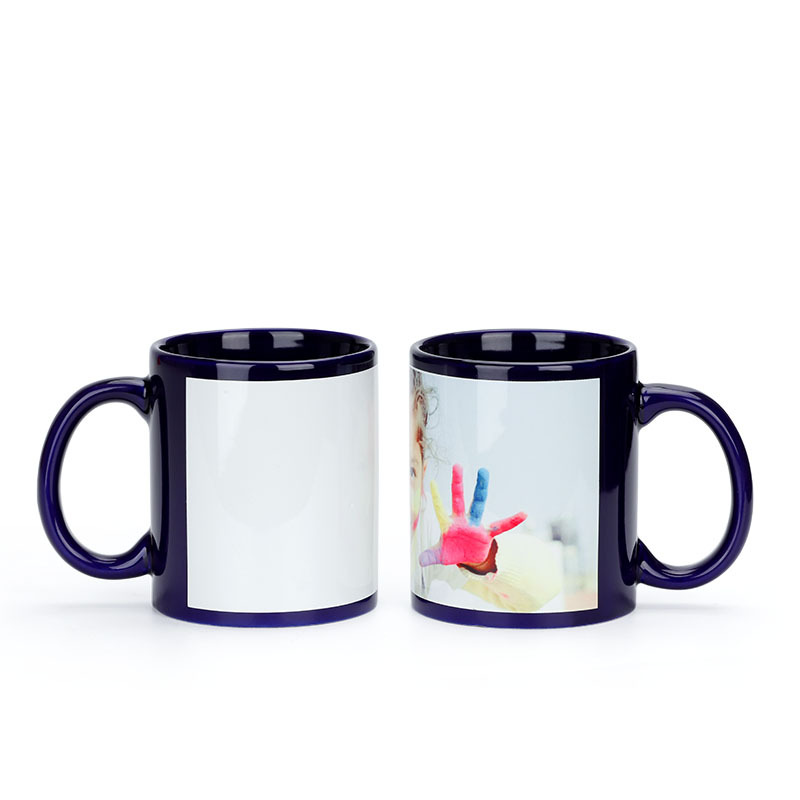 ブラックカップ DIY ロゴセラミック 350 ミリリットル - Coffee Tea Picture のレビューと価格
