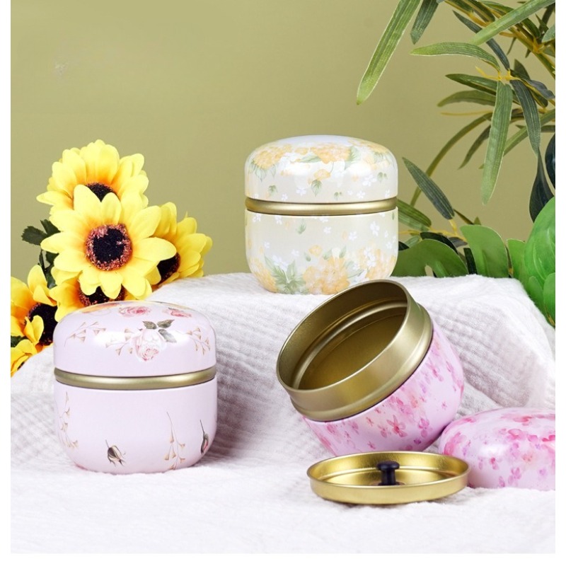 茶葉保存用缶、気密性のある丸型容器（茶葉、コーヒー、砂糖、花 - Coffee Tea Sugar Canisters のレビューと価格
