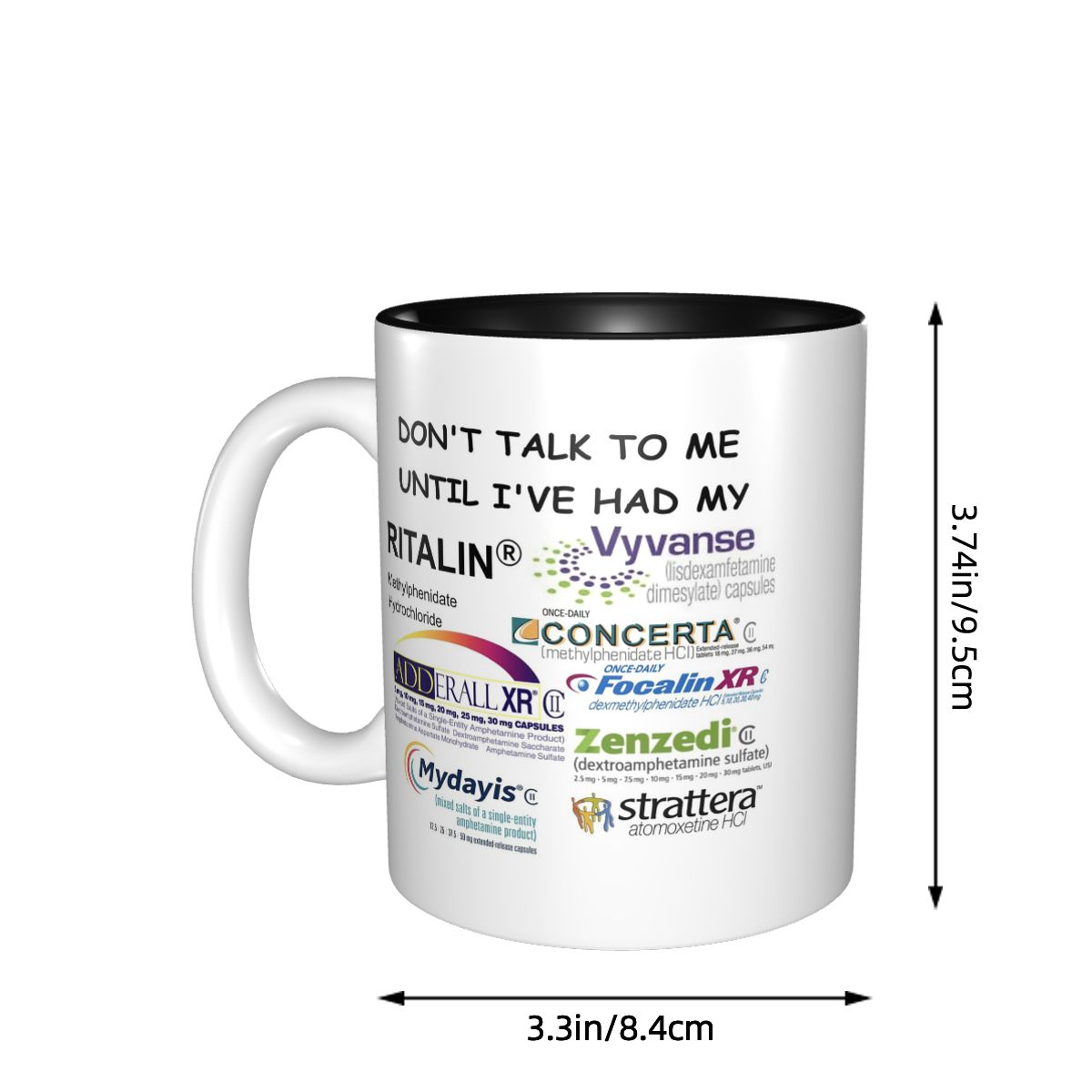 Dont Talk To Me マグカップ 面白いセラミック - Coffee Tea You And Me のレビューと価格