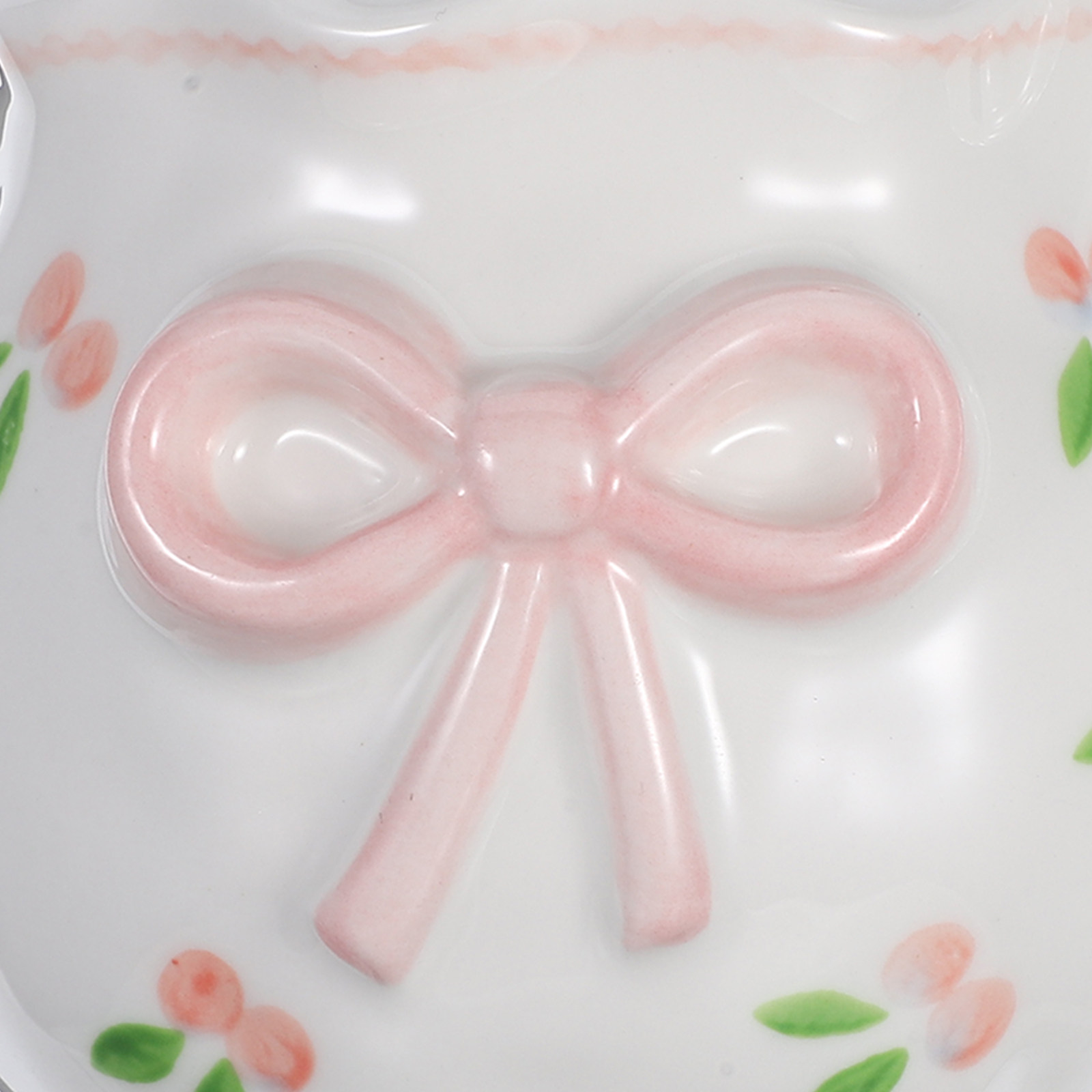 手作りのリボン結びセラミックコーヒーマグカップ 3Dアートデ - Morning Tea Coffee のレビューと価格