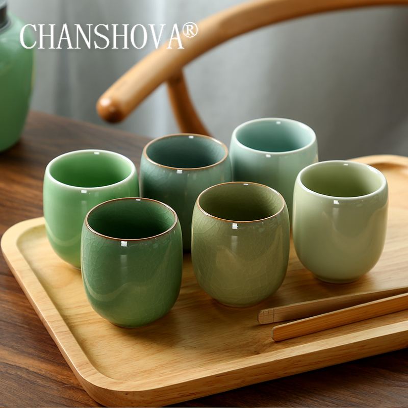 Chanshova-磁器ティーカップセット、伝統的な中国風、 - Coffee Tea Games のレビューと価格