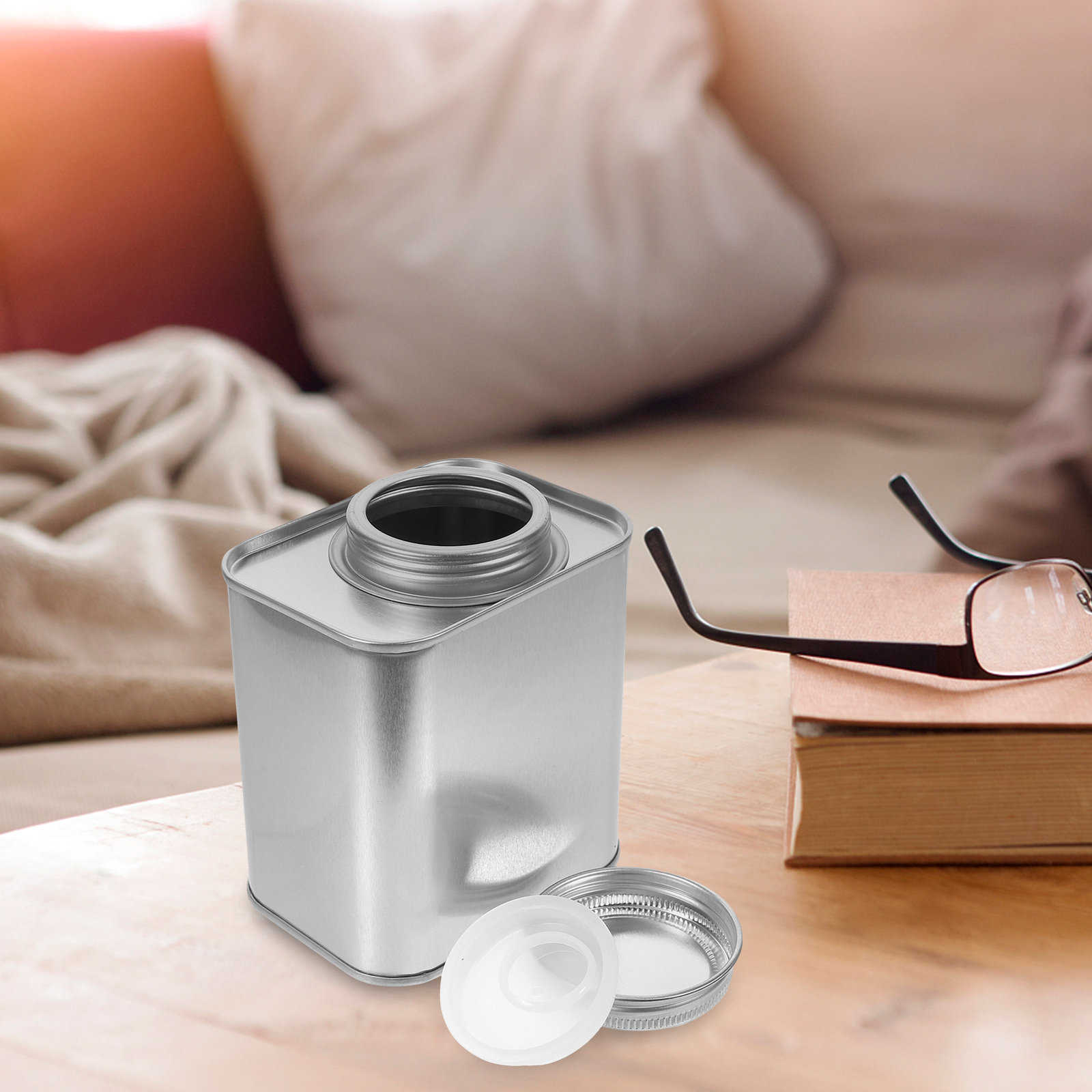 4個入りコーヒー豆保存容器ブリキ製茶葉保存容器気密性のある大 - Coffee Tea And Bean Leaf のレビューと価格