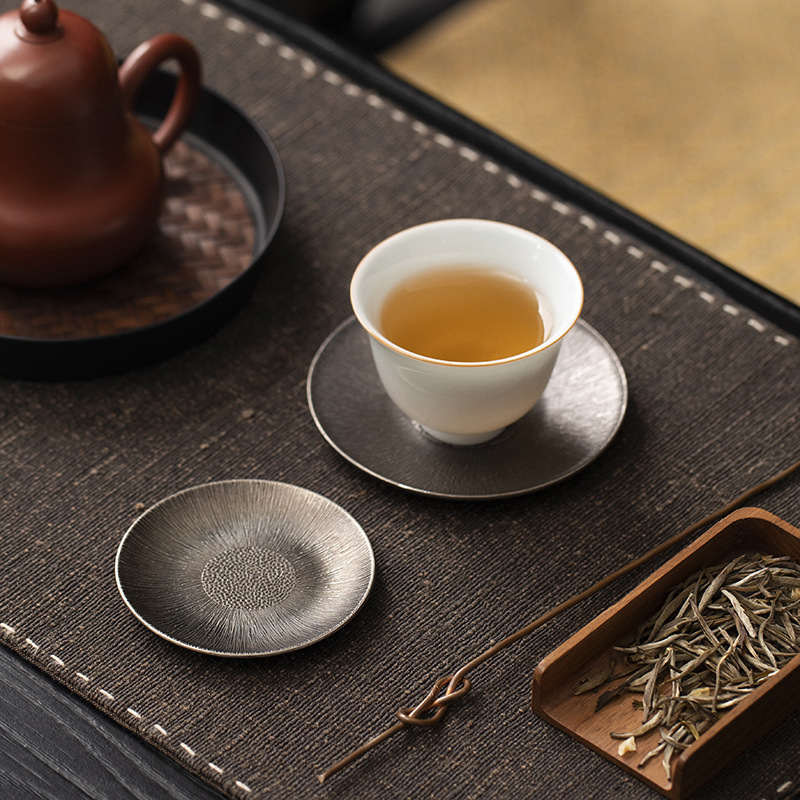 合金コースター禅アンティークカンフーティーカップホルダーコー - Coffee Tea Holders のレビューと価格