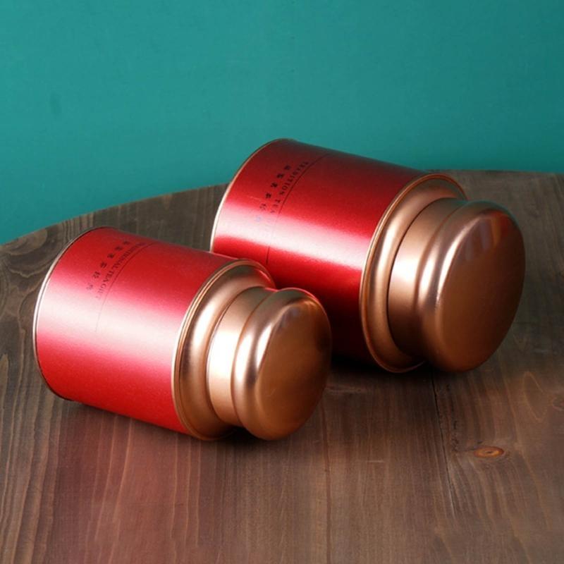 652F ポータブル茶筒気密ブリキキャディボックス家庭用キッ - Coffee Tea Sugar Canisters のレビューと価格