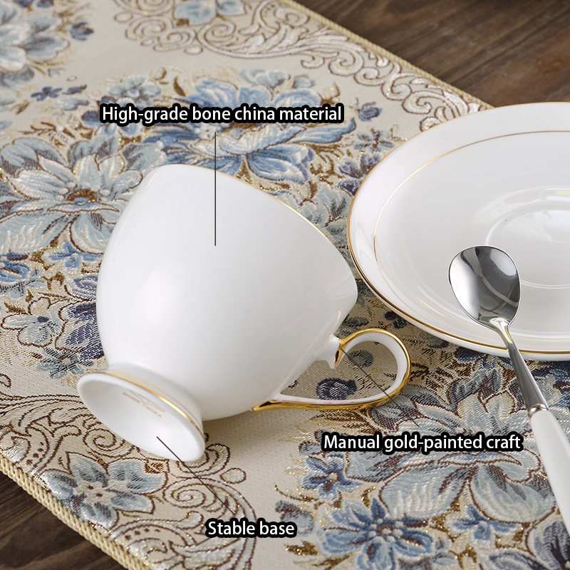 グレースボーンチャイナコーヒーセットホワイトゴールド磁器ティ - Coffee Tea Creamer のレビューと価格