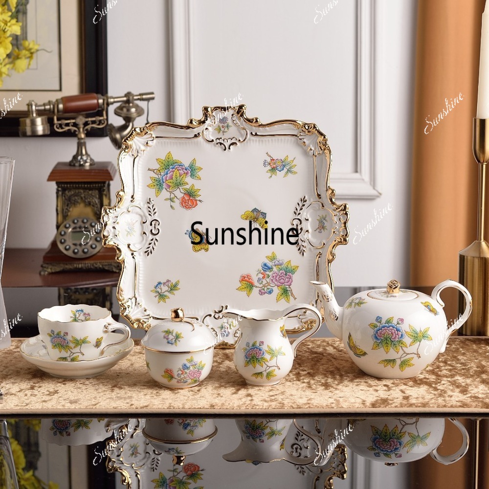 ハンガリー風フローラルガーデンアフタヌーンティーセット（ティ - Coffee Tea Creamer のレビューと価格