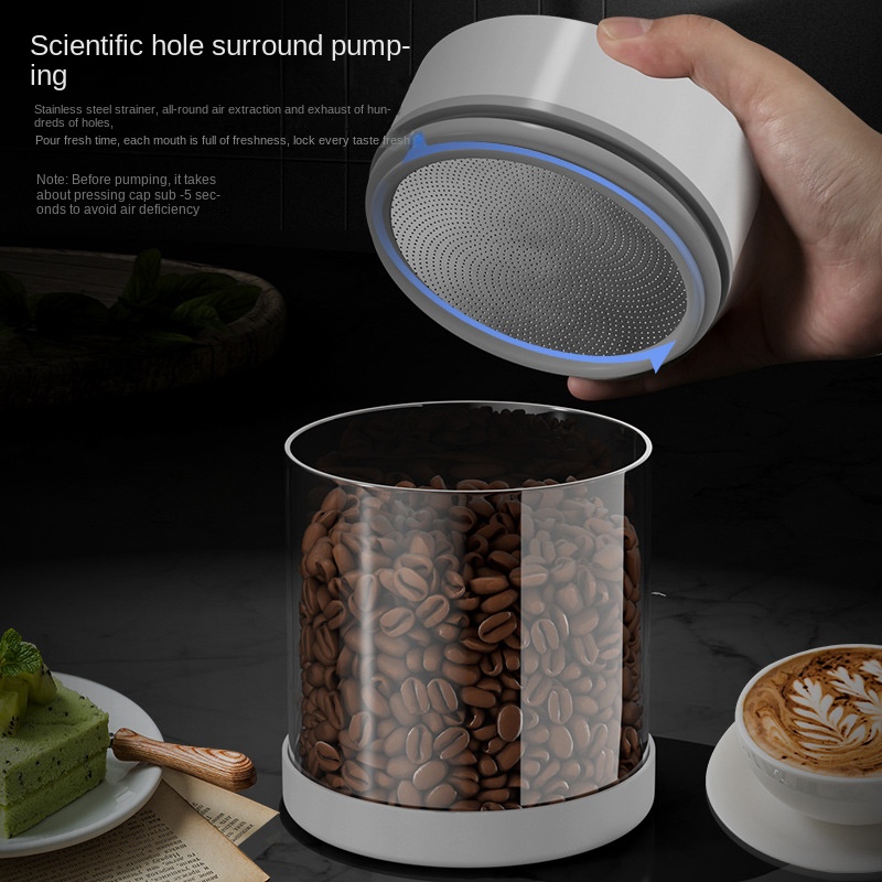 Electric Vacuum Coffee Beans G - Coffee Tea Sugar Canisters のレビューと価格