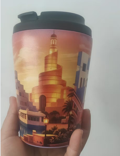 カスタムロゴ入りコーヒーカフェタンブラー水筒ミルクティーパタ - Coffee Tea Picture のレビューと価格