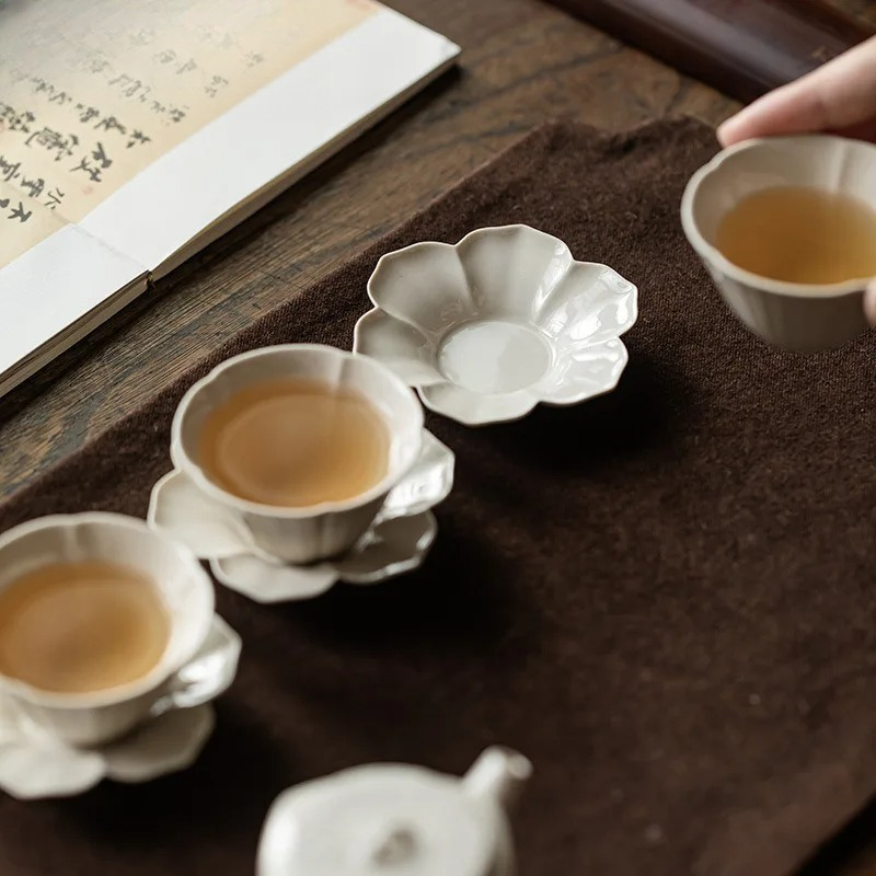植物灰ひまわりコースター高級コーヒーカップ用ベース家庭用断熱 - Coffee Tea Games のレビューと価格