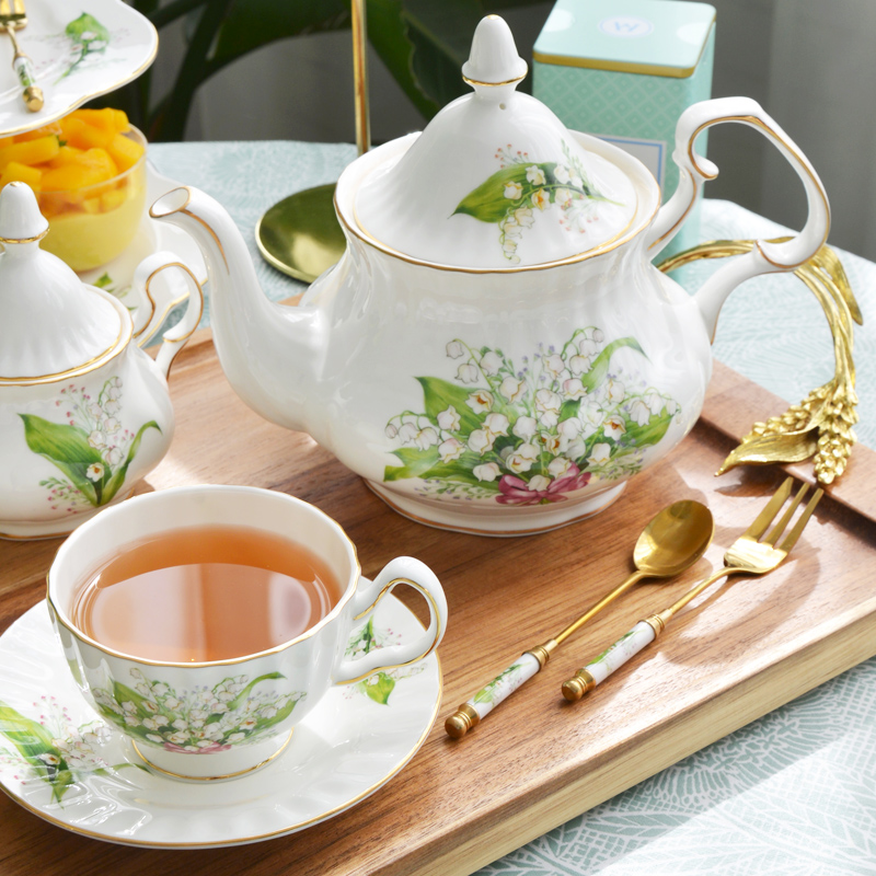 ティーカップ＆ソーサー リリーバレー セット 磁器製 ティー - Coffee Tea Creamer のレビューと価格