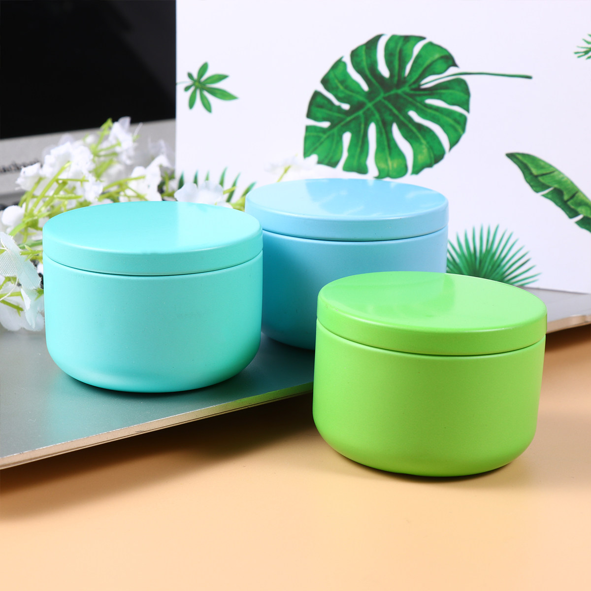 4個入り頑丈なブリキ製漏れ防止保存容器、お茶、コーヒー、砂糖 - Coffee Tea Sugar Canisters のレビューと価格
