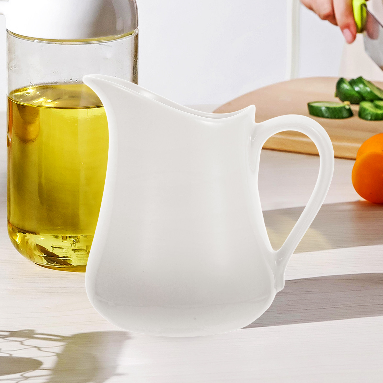 セラミックジャグ 1000ml スムーズでエレガントな注ぎ口 - Coffee Tea Creamer のレビューと価格