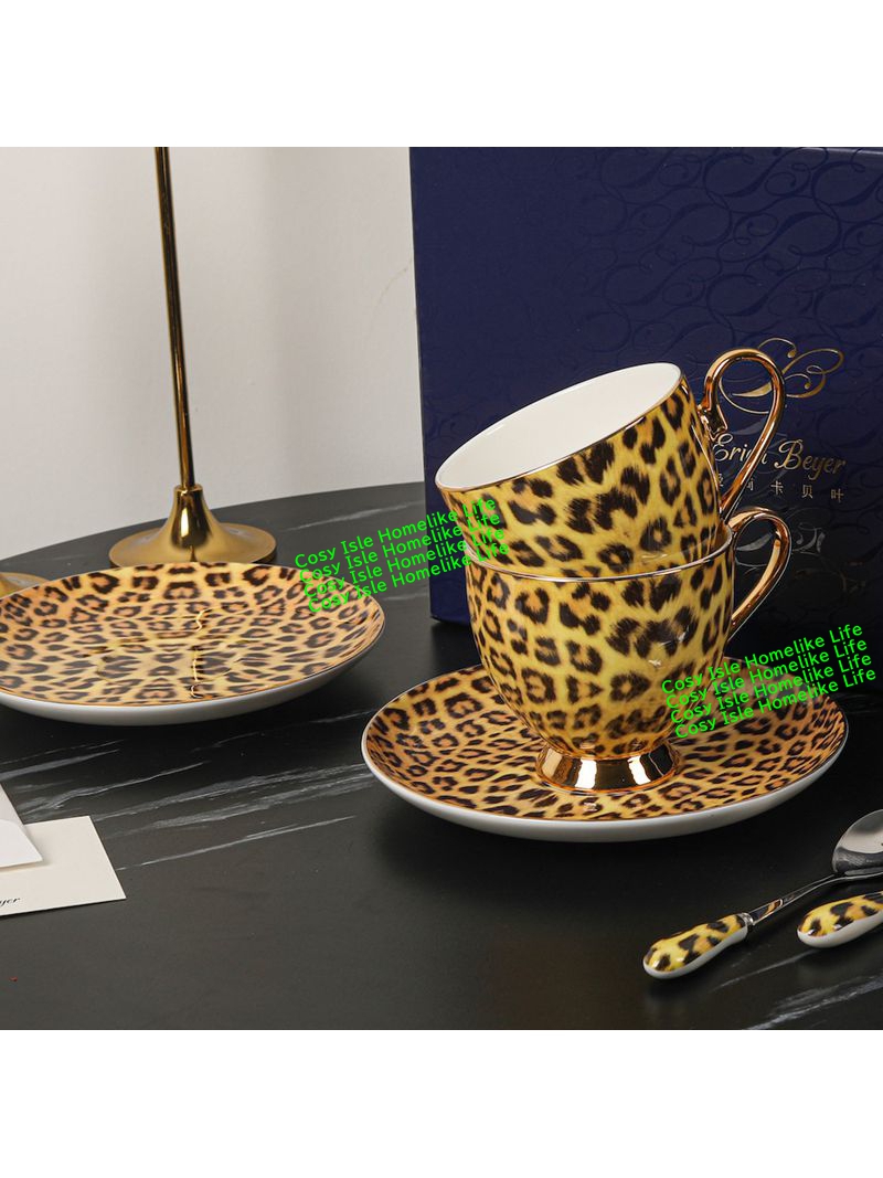 磁器のコーヒーカップとソーサーのセット,ゴールドカラー,ボー - Coffee Tea Festival のレビューと価格