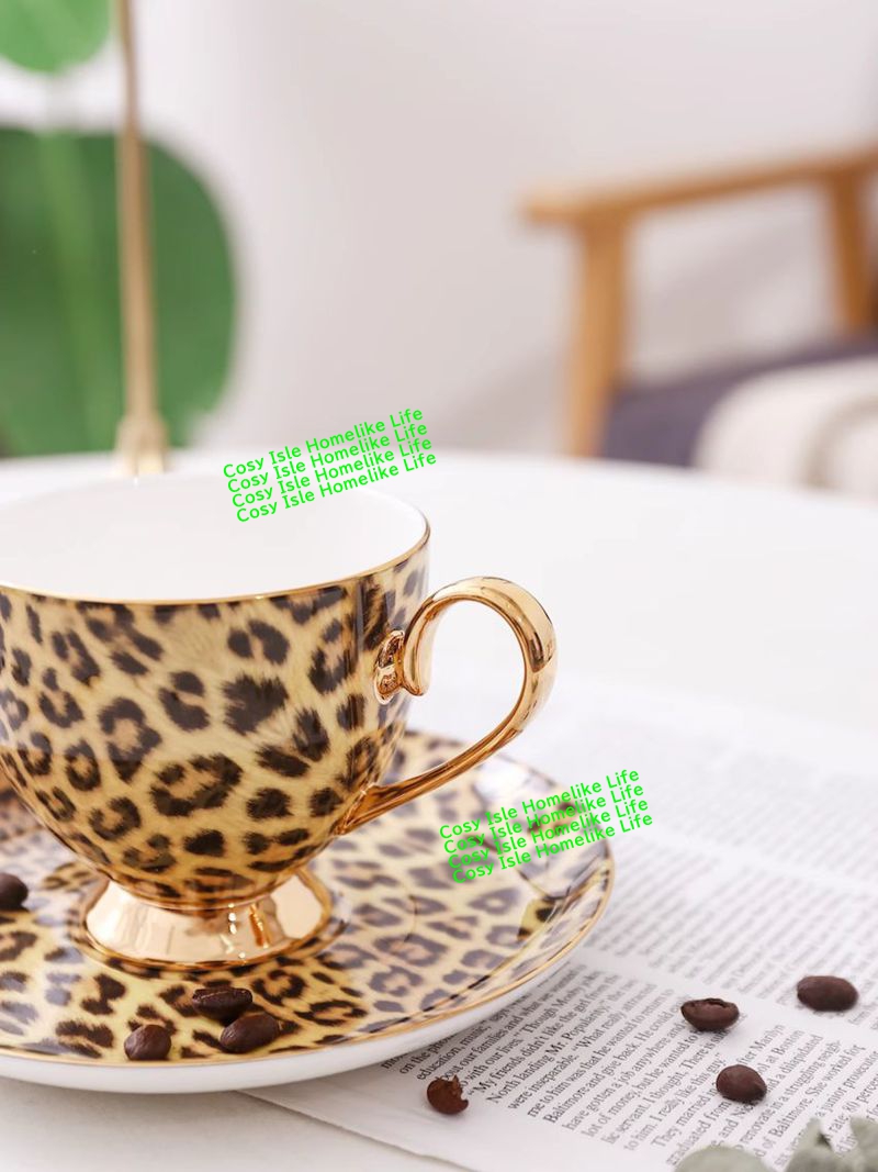 磁器のコーヒーカップとソーサーのセット,ゴールドカラー,ボー - Coffee Tea Festival のレビューと価格