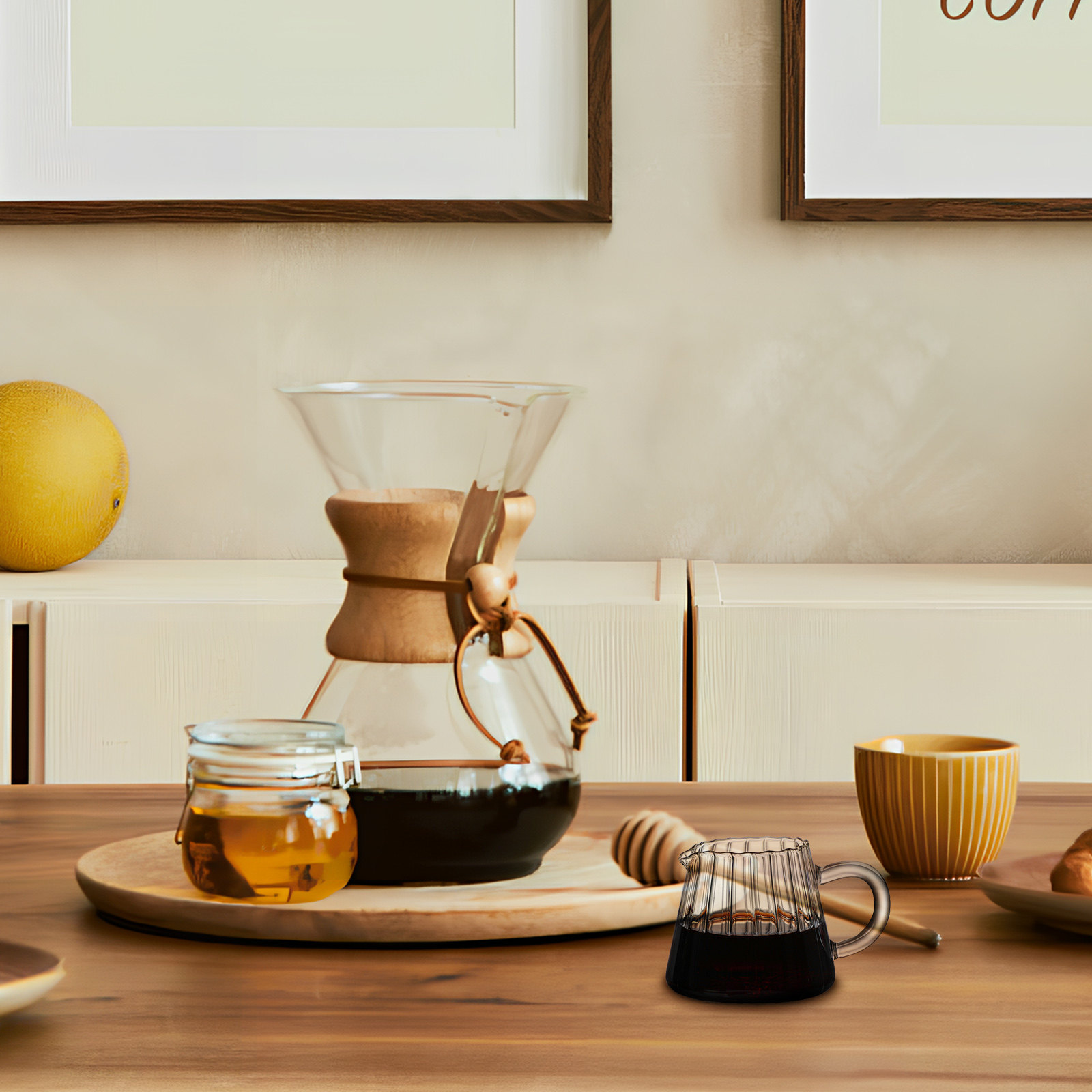 クリアガラス製ミルクピッチャー 高ホウケイ酸ガラス製小型泡立 - Coffee Tea Creamer のレビューと価格