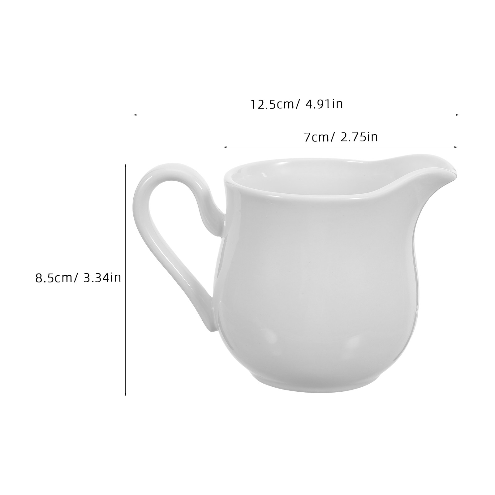 350ml小型セラミックピッチャー 多用途ソースディスペンサ - Coffee Tea Creamer のレビューと価格