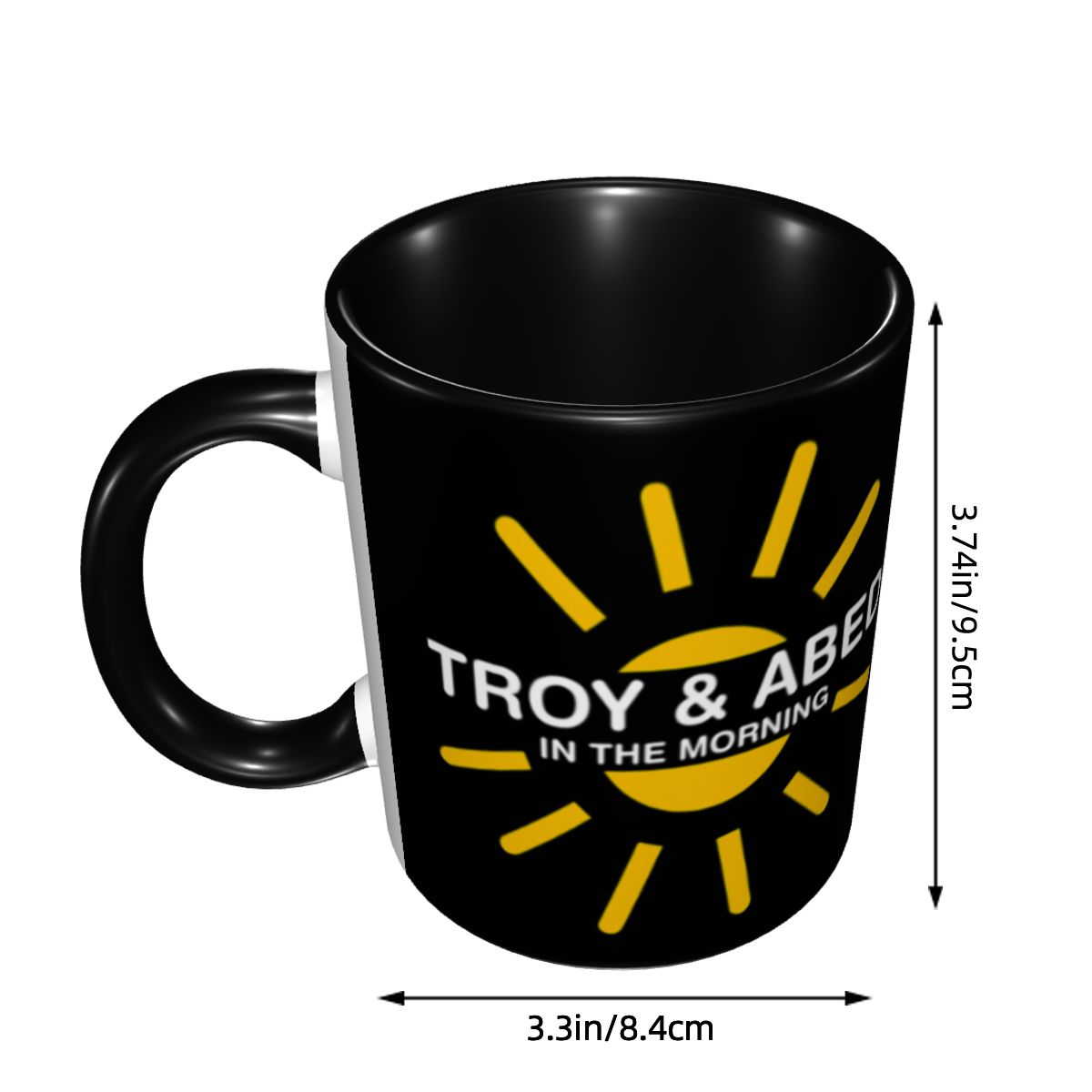 カスタマイズされたトロイとアベッドの朝食コーヒーマグカップ  - Morning Tea Coffee のレビューと価格