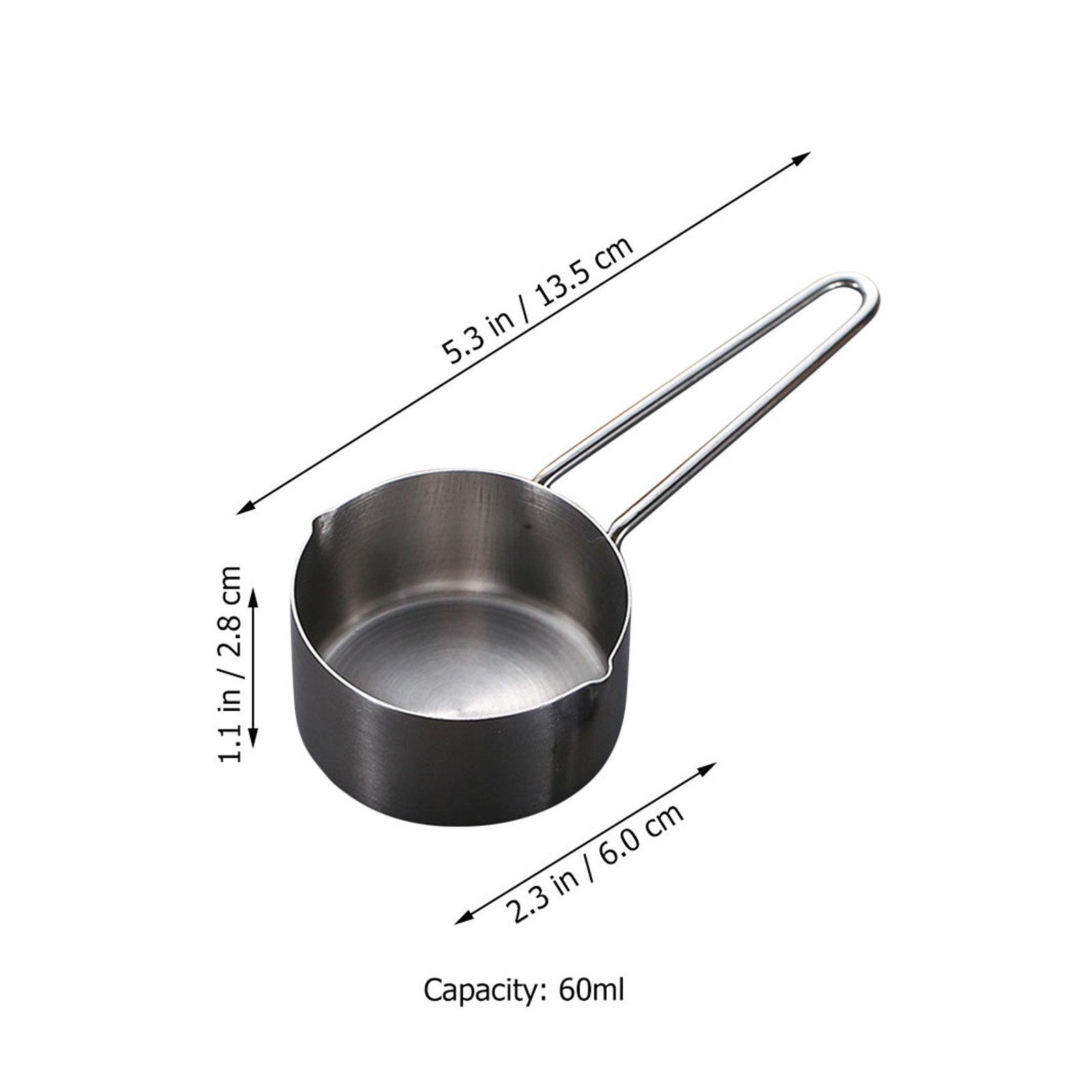 ステンレス製計量スプーン 小型 人間工学に基づいたハンドル  - Coffee Tea And Bean Leaf のレビューと価格