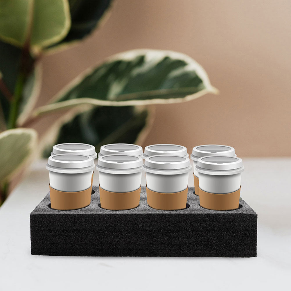 4個入り多穴カップトレイ 8杯容量 ドリンクキャリア 配達・ - Coffee Tea Home のレビューと価格